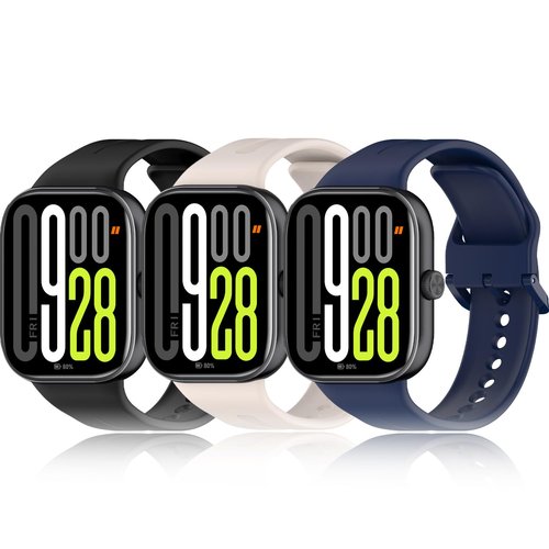 Z.DuDuZAZA Bands for Redmi Watch 5 Smartwatch Bands for Women Men, [3 Packs] Soft Silicone Strap Replacement Wristbands Compatible with Xiaomi Watch 5 Bracelet Change (Color pack-C)
