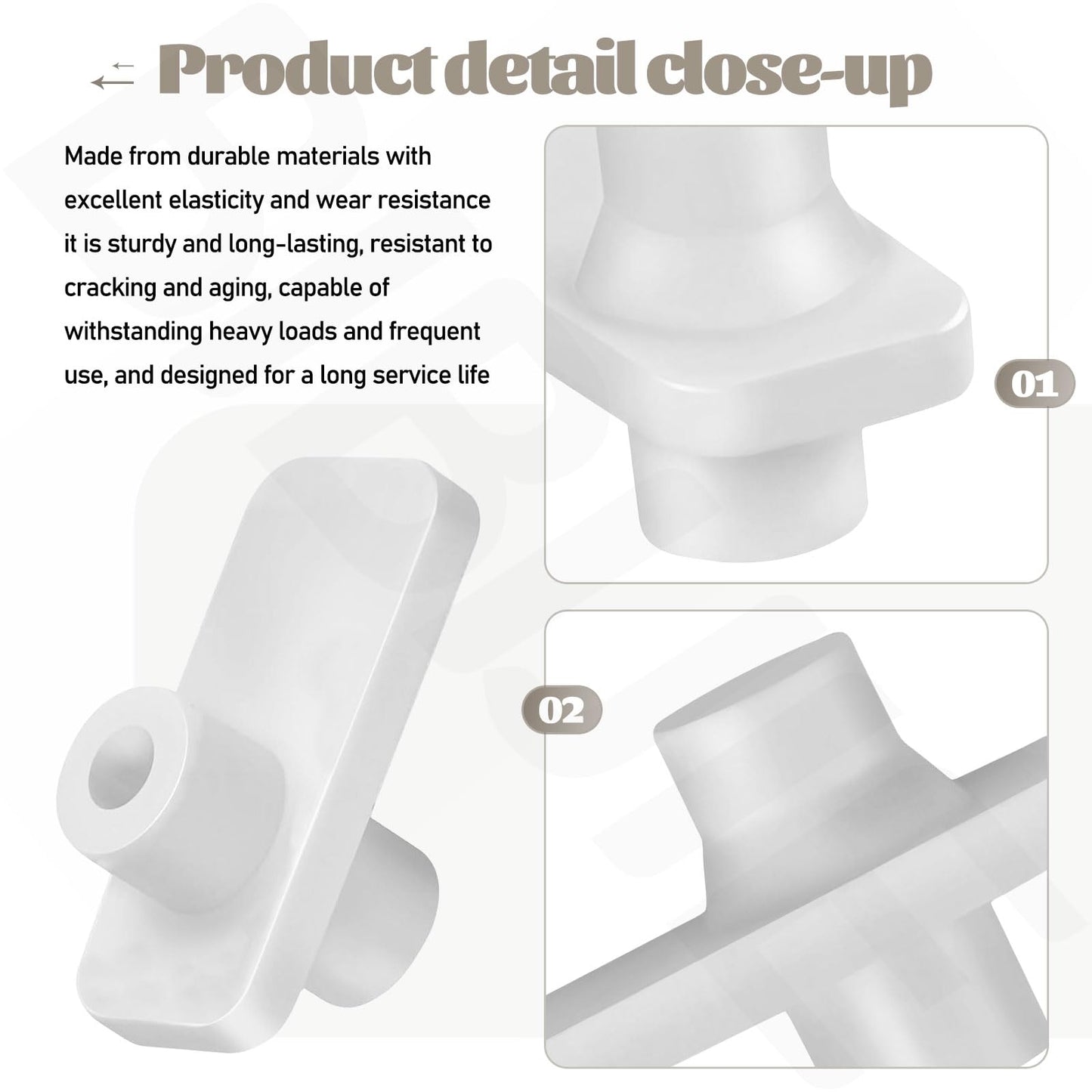 4 Pack MCR620965 Refrigerator Vegetable Tray Crisper Drawer Wheel Mount Compatible with LG Ken-more Ken-more Elite Refrigerator Tray/Crisper