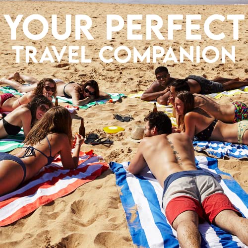 Quick Dry Beach Towel - Large Sand-Resistant Microfiber