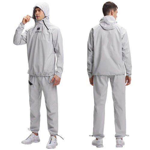 HOTSUIT High-Tech Men’s Sauna Suit Pants for Fitness Temperature Sensitive Logo Machine Washable，XL