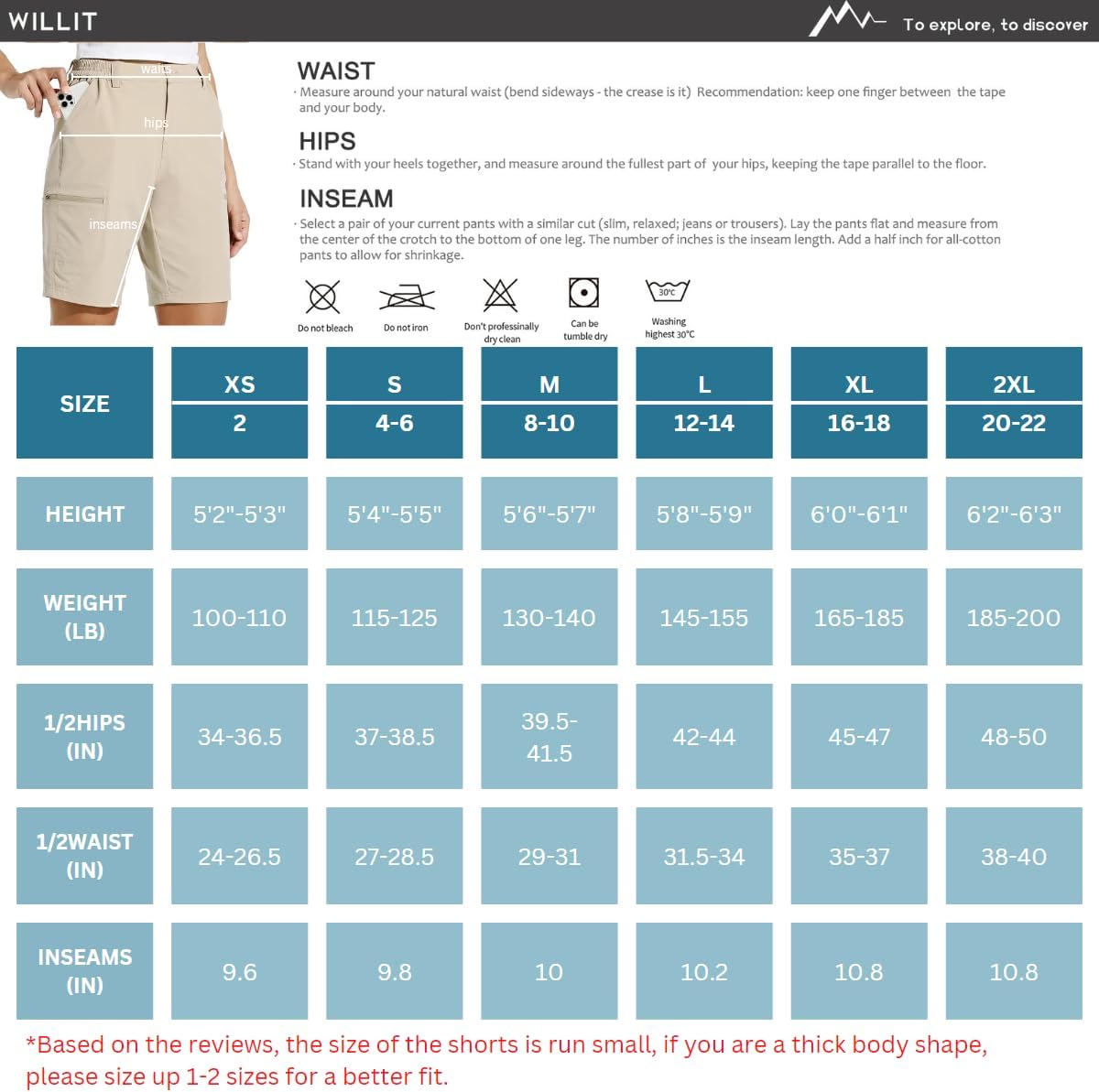 Willit Women's Hiking Cargo Shorts - Quick Dry Stretch Fabric for Active Summer Adventures | 10" Length