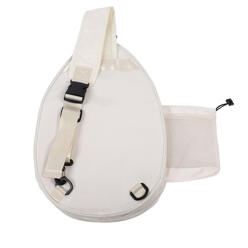 GOTOTOP Tennis Racket Bag, Crossbody Sling Backpack for Tennis Racket Pickleball Paddles Badminton Racquet, Water Resistant Shoulder Bag for Men Women