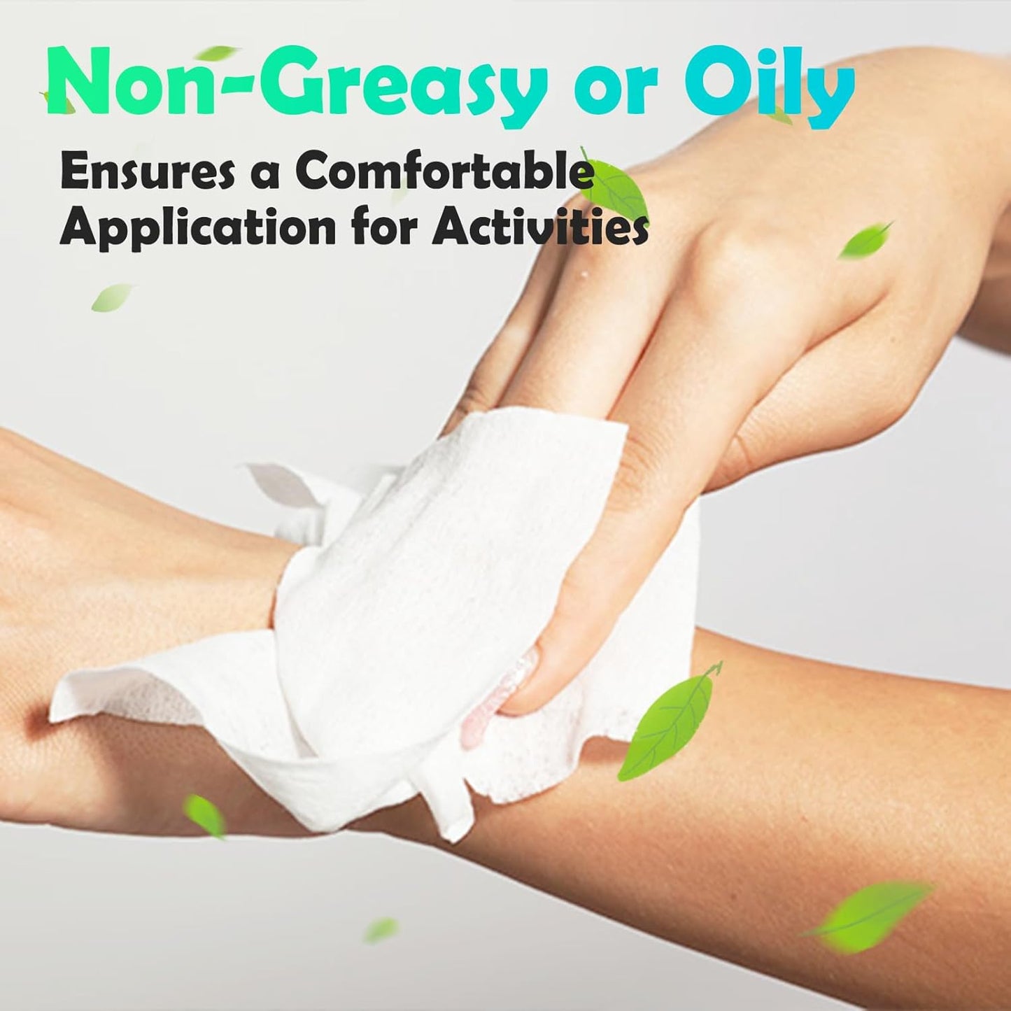 Natural Mosquito Repellent Wipes - DEET-Free Insect Protection | Easy to Use, Travel-Sized, 40 Packs