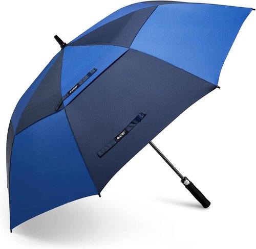 G4Free Automatic Open Golf Umbrella - Oversized Double Canopy, Windproof & Waterproof | 47-72 Inch
