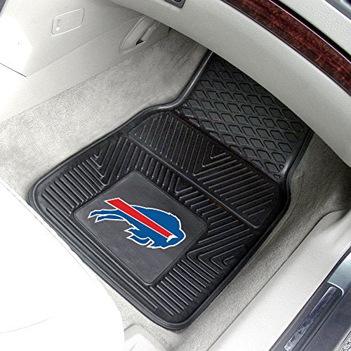 Heavy Duty Vinyl Car Mats Set - Front Row - Buffalo Bills