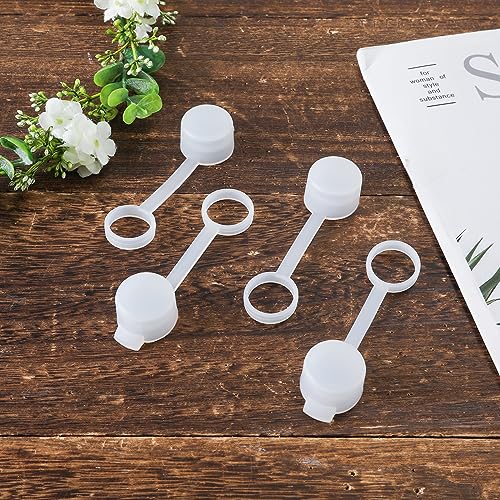 4-Pack Bike Bottle Mud Caps - BPA-Free Silica Gel Caps