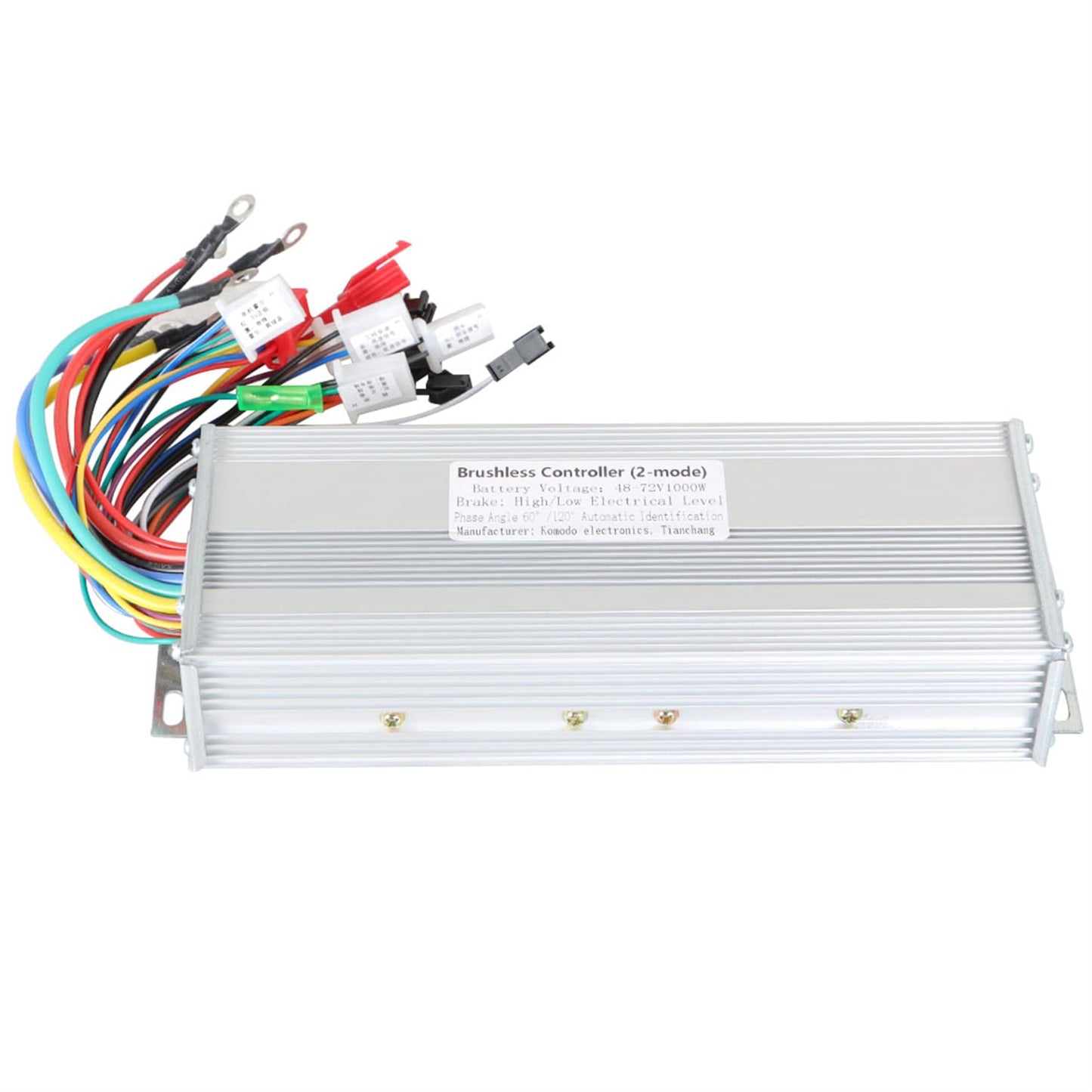 WFLNHB 48-72V 1000W Brushless DC Electric Motor Speed Control Box(2-Mode) for Electric Bicycle Scooter Square Controller