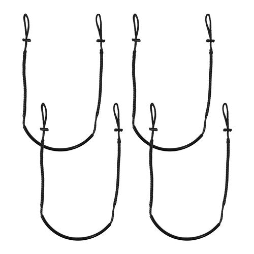4 PCS Climbing Stick Aider for Hunting - UHMWPE Single Step Aider, Single Step Climbing Stick Aider, Single Step Aider for Loads Up to 800 LB, Hand-Braided Lightweight Rope Ladder Tree Stand Step