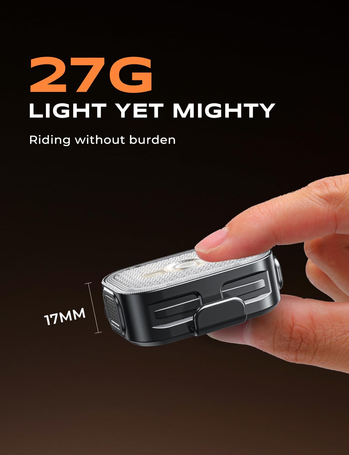 Viccux 2026 Ultra Slim Bike Lights with Reflectors, 8+6 Modes Bike Headlight, IP65 Waterproof & Dual USB-C 1-2 Hrs Fast Charge Bike Lights for Night Riding Road Mountain Cycling