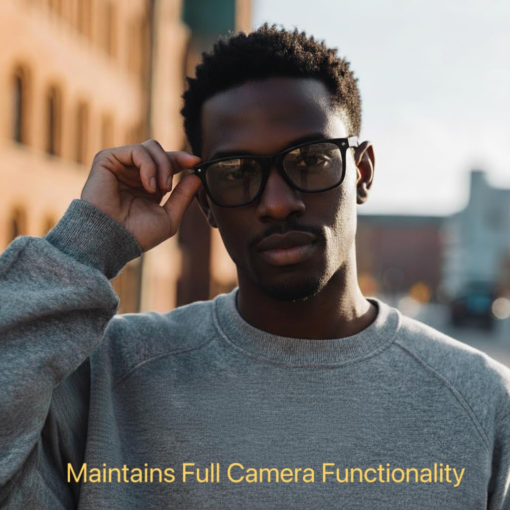 100pcs LED Light Blocking Stickers 5mm,Restickable Blackout Covers for Smart Glasses,Compatible with Ray-Ban Meta Wayfarer/Skyler/Headliner.