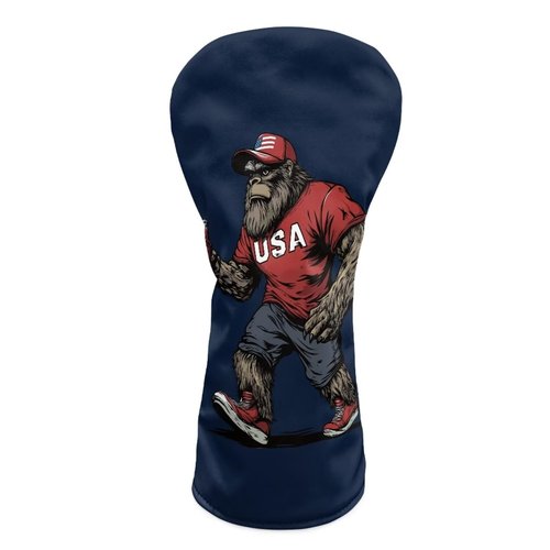 Brosoneto Bigfoot Funny Print Golf Head Covers, Golf Club Covers, Driver Headcovers, Golf Club Covers, Fairway Woods Head Covers Unique Golf Gift & Accessories