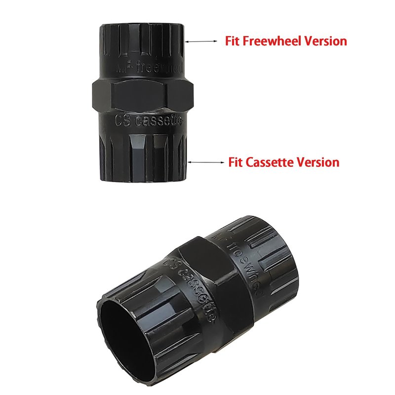 COTOUXKER Bike Cassette Removal Tool, Bicycle Cassette Tool with Lockring for MTB Freewheel Removal and Repair (Cassette Tool with Lock)
