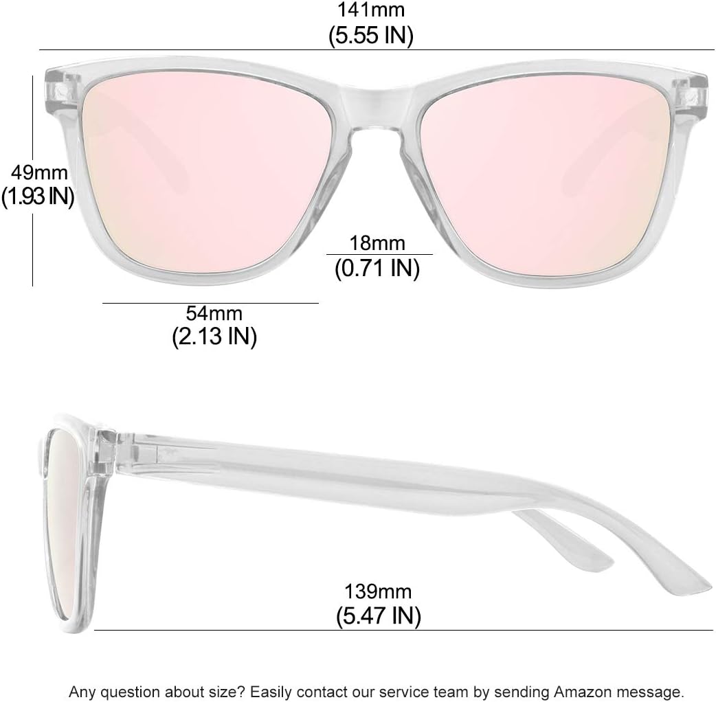 MEETSUN Polarized Sunglasses - Classic Retro Designer Style for Men and Women | UV Protection