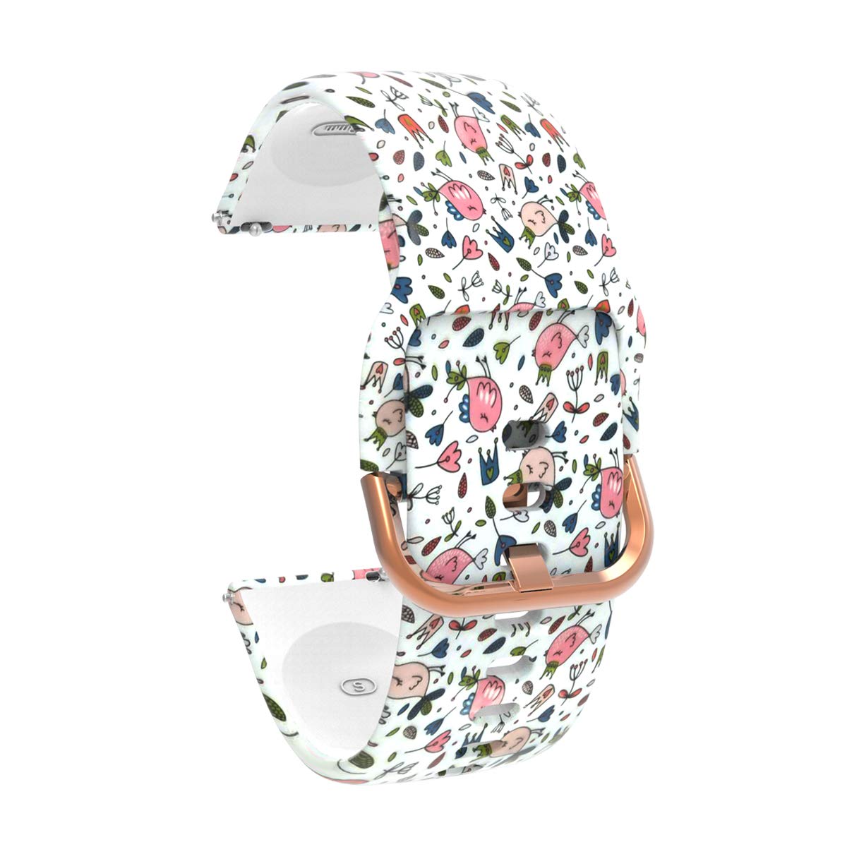 TenCloud 5 Pack Bands Compatible with Amazfit Active 2 Smartwatches Silicone Band Sport Wristbands