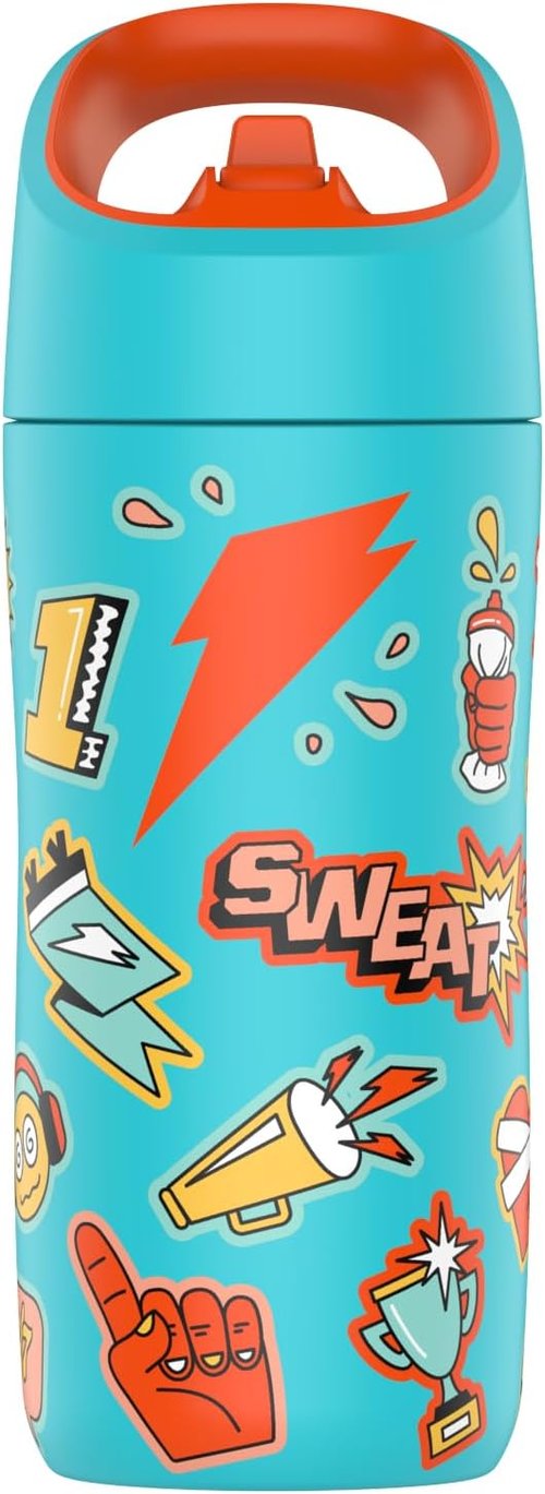 Gatorade Kids' Rookie Stainless Steel Water Bottle - 12oz Double-Wall Insulated Thermo Mug