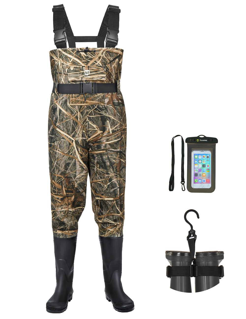 TIDEWE Chest Waders for Men Women, Waterproof Fishing Waders NE M13