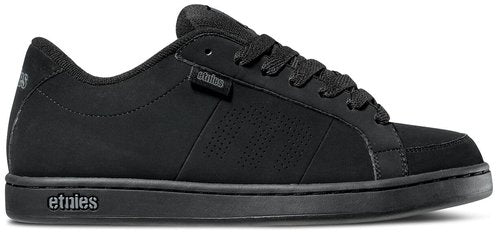 Etnies Kingpin - Classic Skate Heritage Fashion Style with on-Trend Puffy Look, Reinforced Cupsole - Black/Black - 10