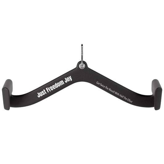 JFJ LAT Pulldown Attachment - V Bar & T Bar for Cable Machines - Heavy-Duty Steel with Rubber Coating - Ergonomic Grip - NEW JFJ03