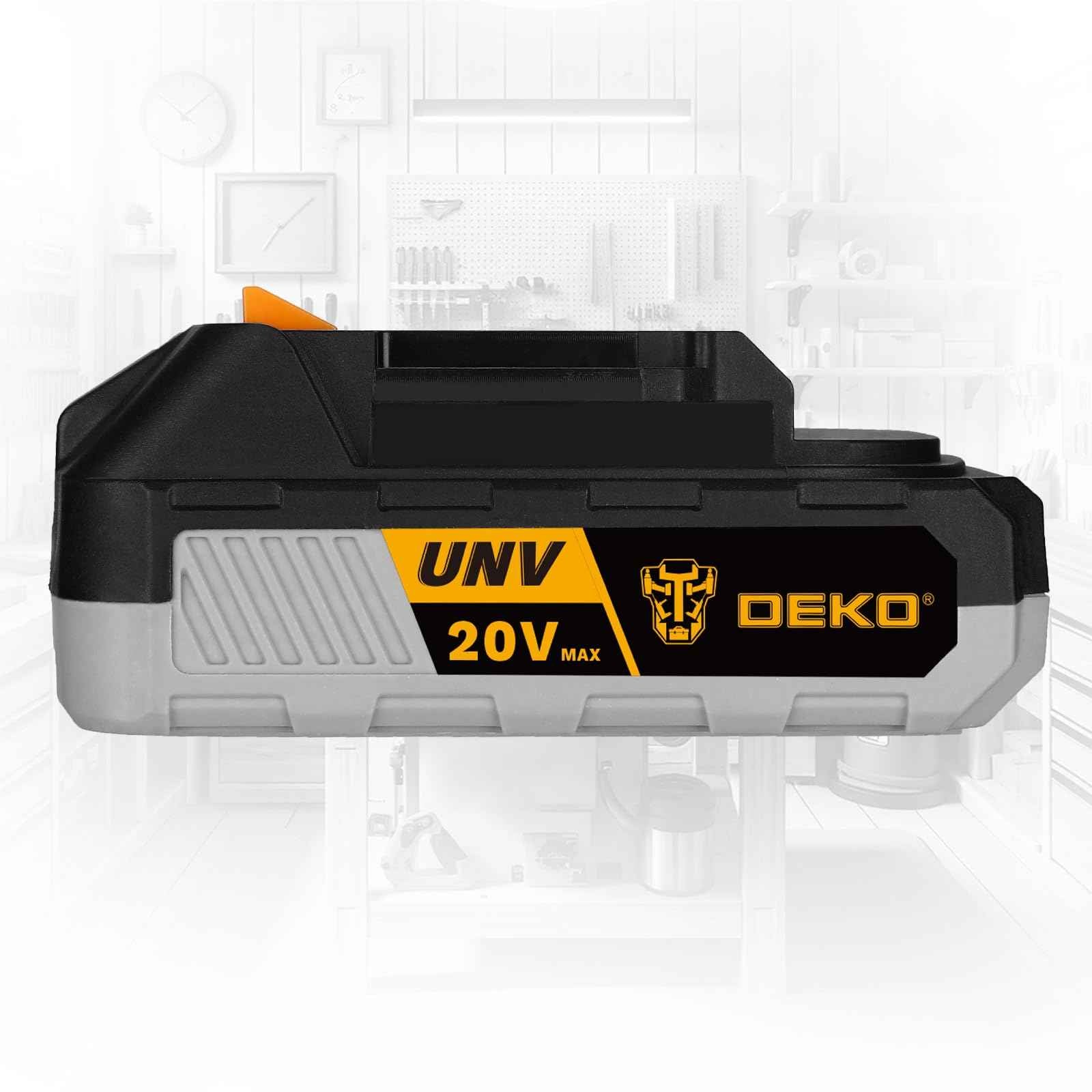 DEKOPRO 20V 1.5ah Rechargeable Battery for Electric Drill 20V Electric Drill