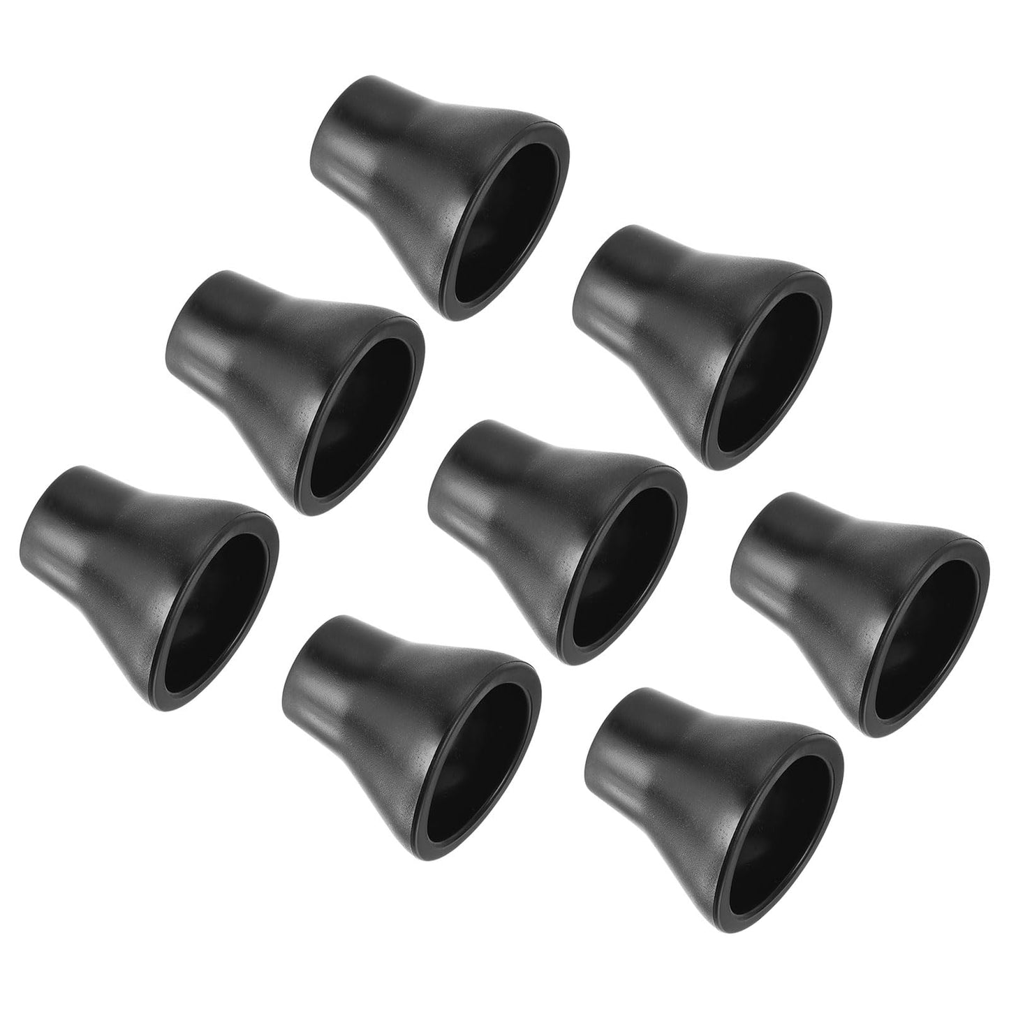 PATIKIL Golf Ball Retriever Grabber, 8 Pack Putter Grip Suction Cup Pick Up Back Save for Picker Upper Tube Handle, Black