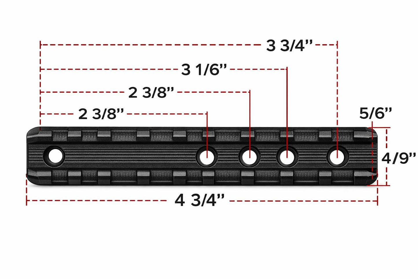 Gotical Marlin Rifle Tactical Pre-Drilled Weaver Picatinny Scope Sight Rail Mount Heavy Duty Attach scopes, Sights, Optics, flashlights, Scope Rings etc (Rail with 25mm Ring)