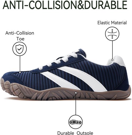 Barefoot Shoes | Women’s Casual Sneakers with Wide Toe Box - Lightweight, Breathable & Comfortable for Hiking and Walking