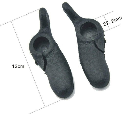 CyclingDeal Bike Bicycle Ergonomic Antislip Handlebar Ends for MTB Mountain City Suitable for 22.2mm Handlebar One Pair