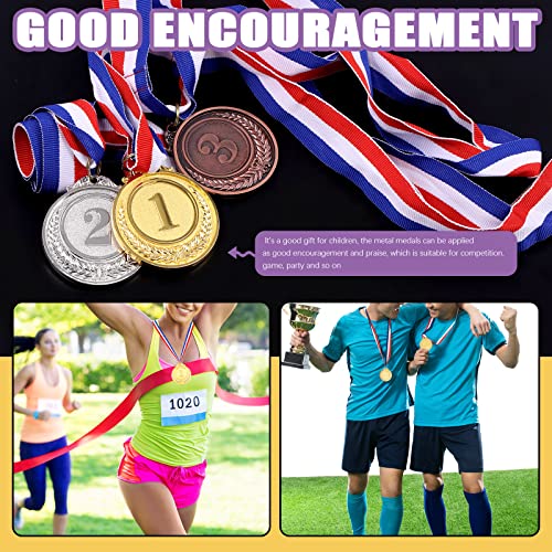 Award Medal Kit - Gold, Silver & Bronze Medals with Ribbons