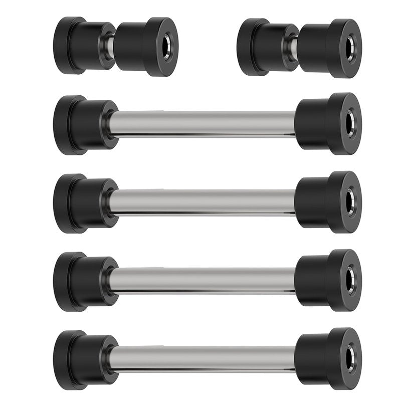 10L0L Golf Cart Rear Leaf Springs & Shackles Bushing Sleeve Kit Compatible with Club Car Precedent 2004-up Golf Cart Models, OEM# 102506601 102506301 102506401
