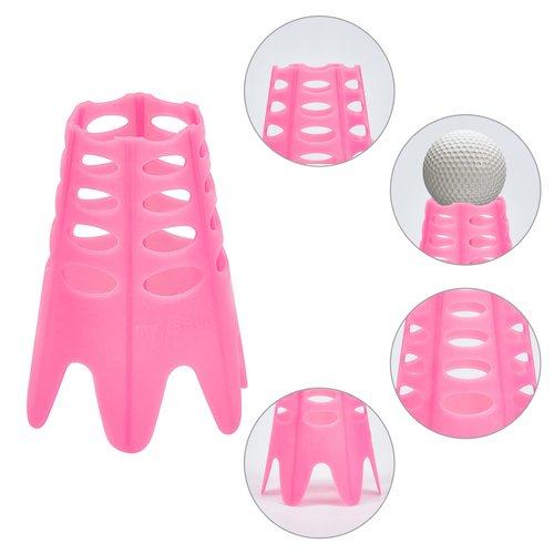 CHGCRAFT 17Pcs Golf Simulator Tees Plastic Golf Tee Golf Mat Tees Practice Golf Tees Perfect for Turf and Driving Range Indoor Claw Tee Mixed Color