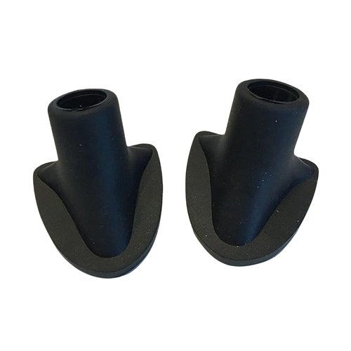 HHR Upgraded Version Golf Bag Holder Replacement Foot Accessories Rubber Feet Golf Bag Holder Black 2 Pieces
