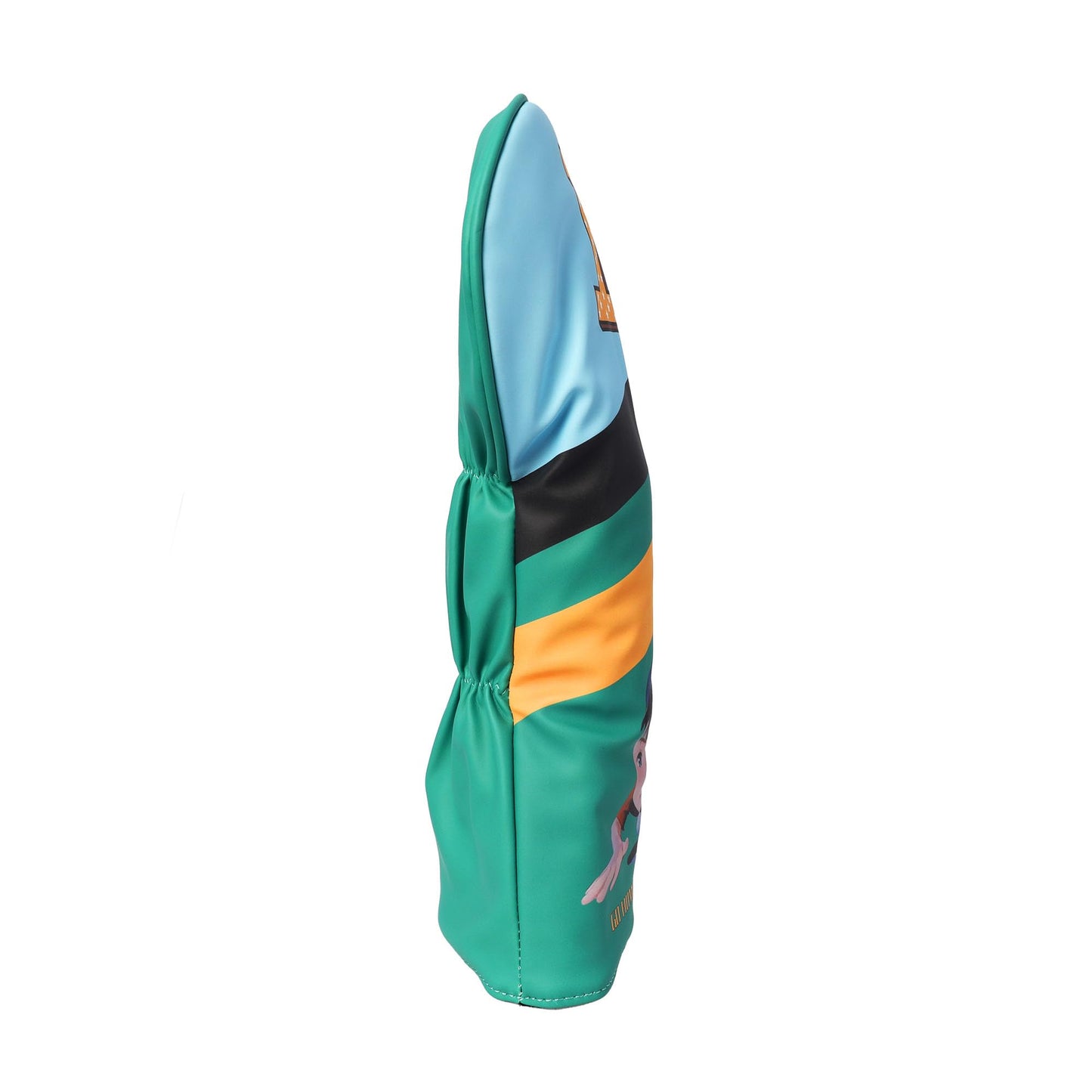 Golf Club Head Cover, Leather Golf Driver Head Covers 460CC with Replaceable Embroidery Badges (Go Home, Ball)