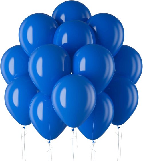 DECOCKRAT Blue Latex Balloons Kit - 110PCS 12'' Helium Balloons for Birthday, Baby Shower & Wedding Decor