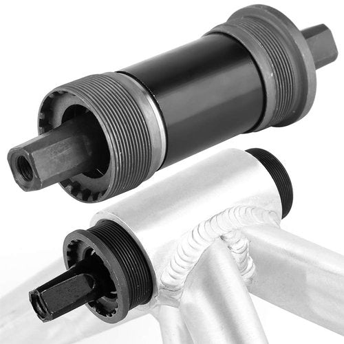 VGEBY1 Bottom Bracket, 5 Size Square Hole Axis Square Tapered Spindle Crank for 68mm Frame Shell Cycling Accessory(68X118L)