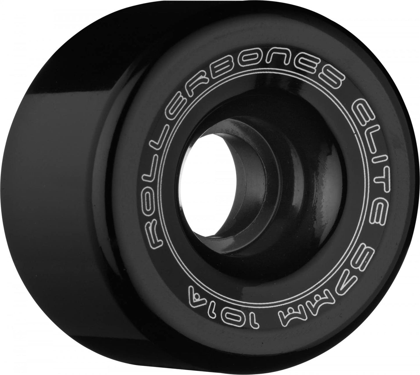 Rollerbones Art Elite 57mm 101A Black Competition Roller Skate Wheels 8 pk
