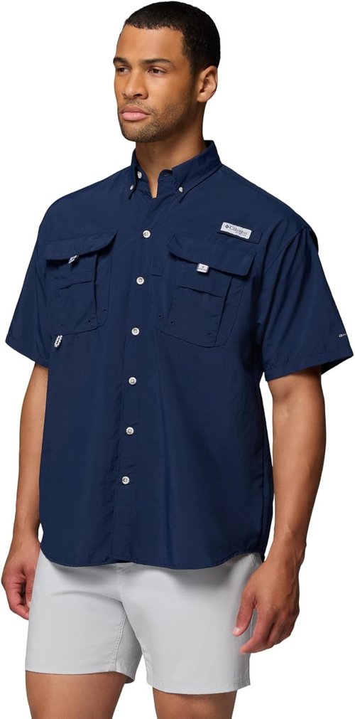 Columbia Men's PFG Bahama II Fishing Shirt - Lightweight, Quick-Dry, Perfect for Outdoor Adventures