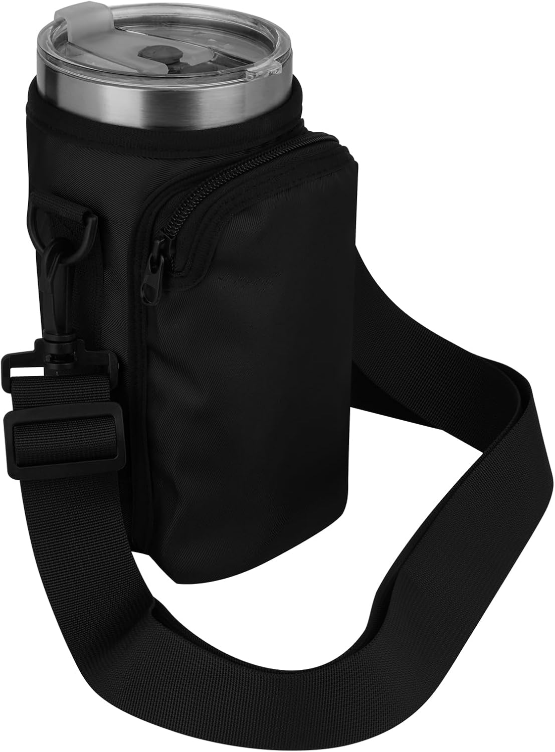 Xxerciz Water Bottle Carrier Bag - Adjustable Strap Holder for Yeti Rambler 30 oz Cup | Ideal for Outdoor Travel & Camping