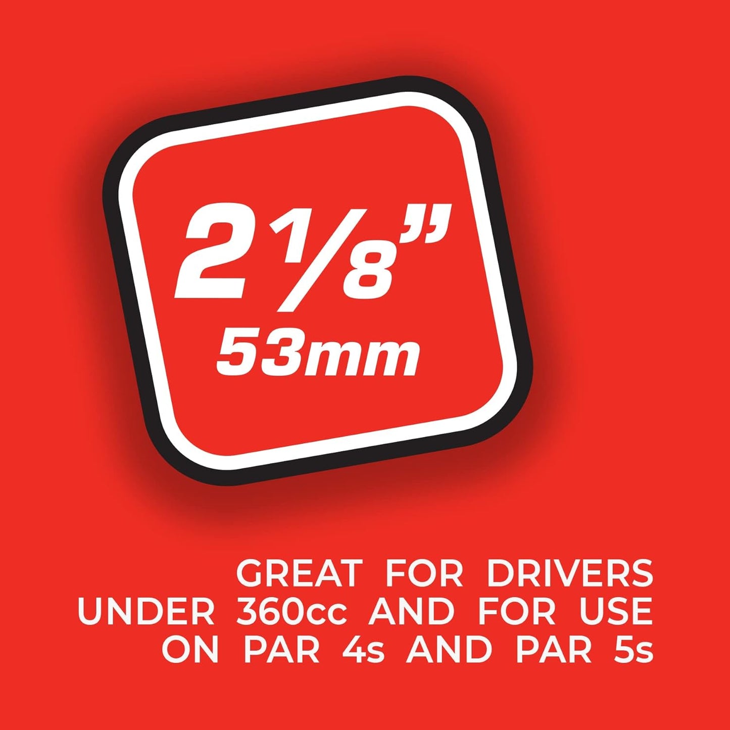 Pride Golf Tee - Deluxe 2-1/8 Inch Tees | 50 Count Bag for Enhanced Performance