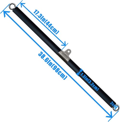 KORIKAHM LAT Pull Down Bar - Non-Detachable Cable Attachment for Weightlifting | Gym Equipment