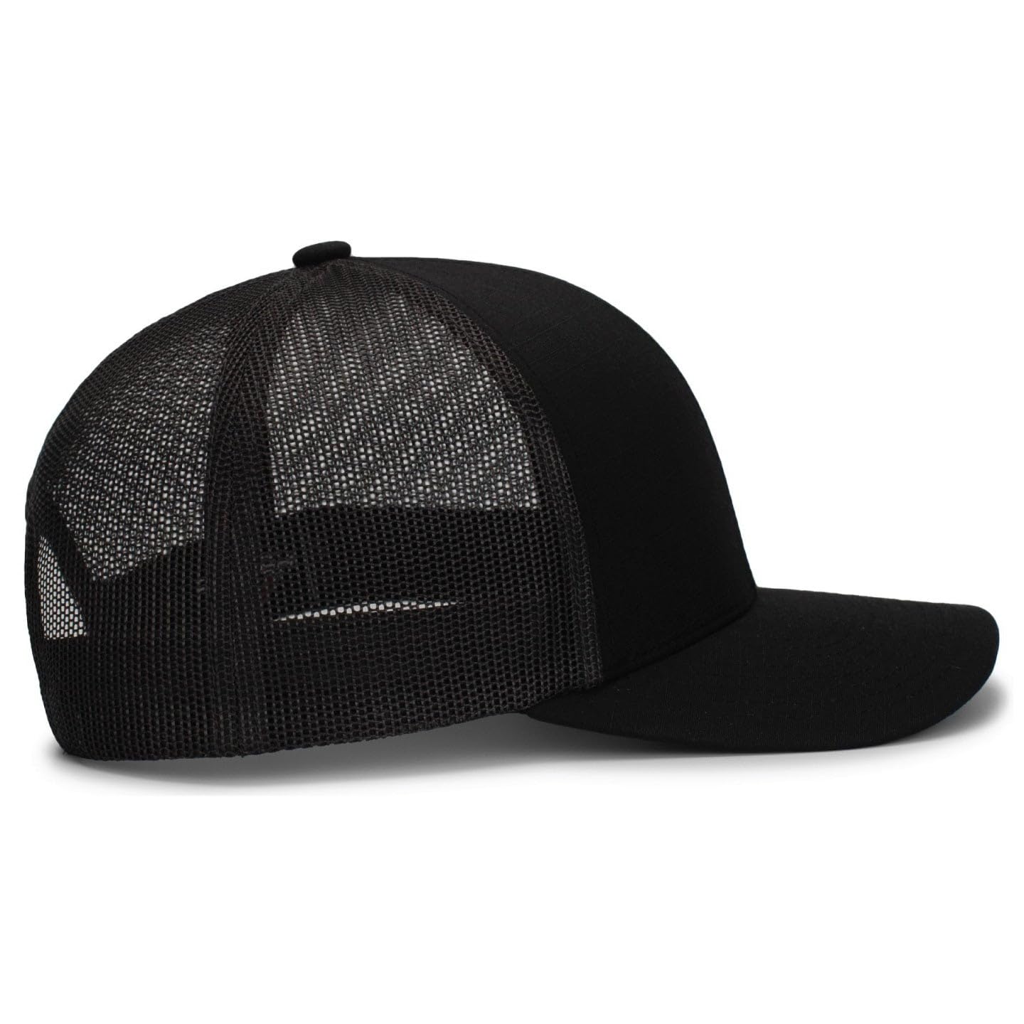 13Fifty 13FA Sheriff Adjustable Mesh Back Hat Cap Breathable Black/Grey