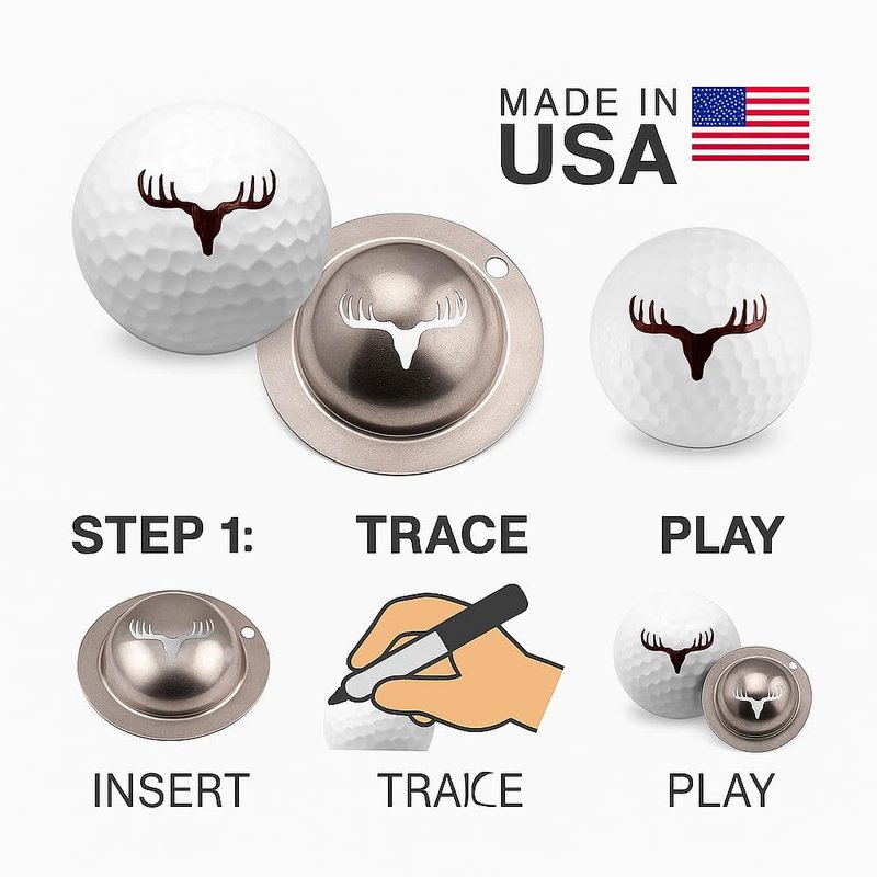 Tin Cup Buck Stops Here Golf Ball Marker