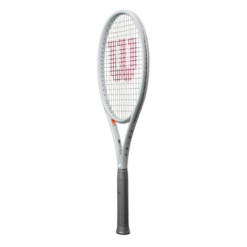 Wilson Shift 99 V1 Strung Performance Tennis Racket - Grip Size 4-4 1/2", Strung with Sensation 16 Natural at Mid Range Tension