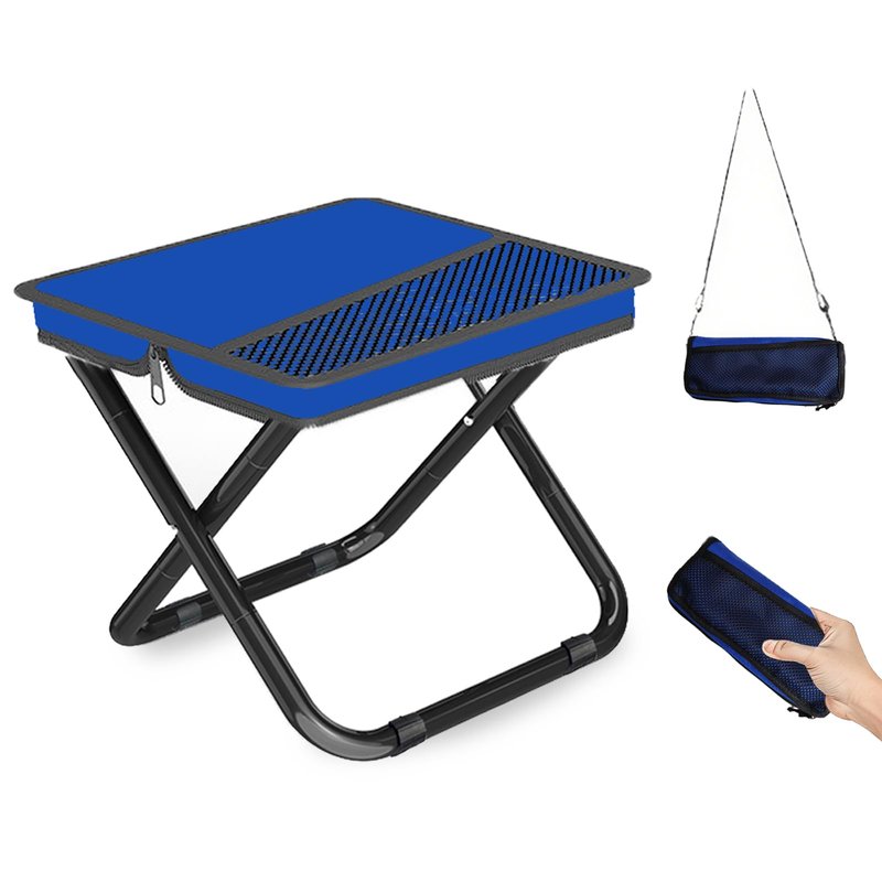 Mejora Portable Pocket Stool Seating,Ultralight Foldable Camp Stool with Compact Carry Bag, Heavy-Duty 220LBS Capacity for Outdoor Hiking, Fishing, Travel