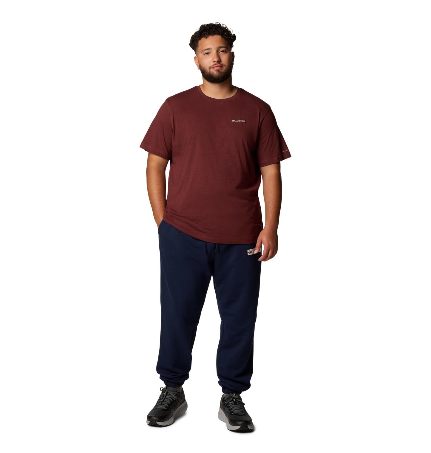 Columbia Men's Thistletown Hills Short Sleeve T-Shirt, Spice Heather, 3X Tall