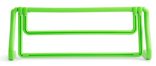 American Challenge Adjustable Multi-Height Hurdles for Soccer or Training (Set of 3, Neon Green)