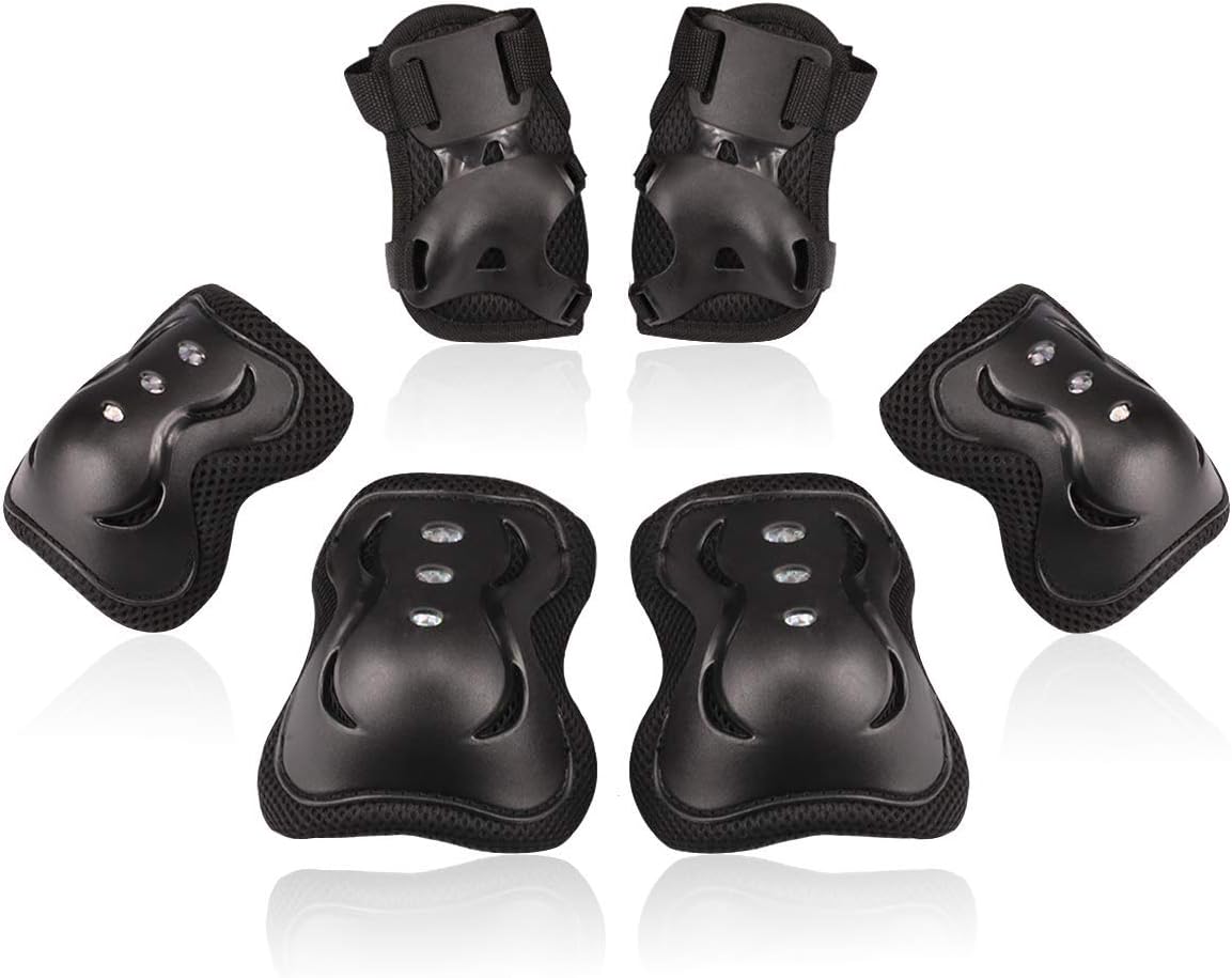 BOSONER Kids Protective Gear Set - Knee & Elbow Pads for Roller Skating, BMX, and Cycling