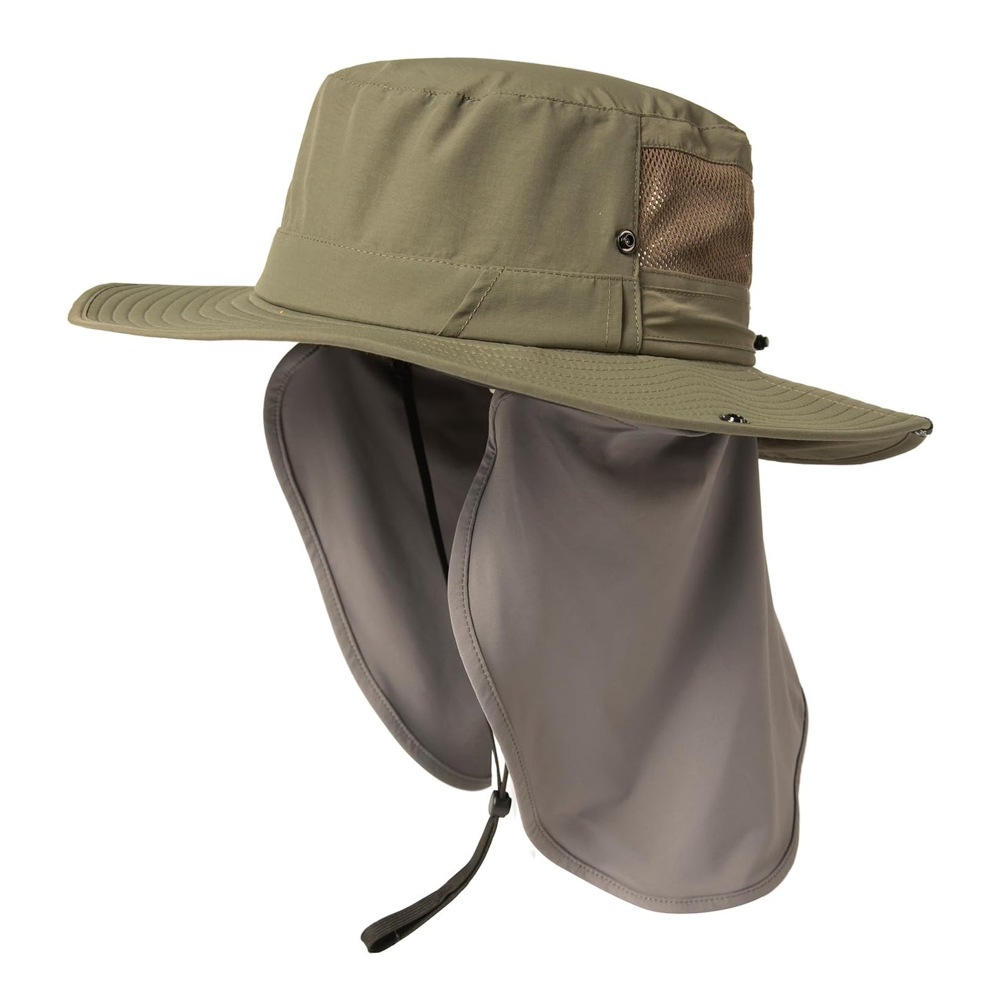 TOP-EX UVCoolix™ Men's Wide Brim Sun Hat with Cooling Neck Flap