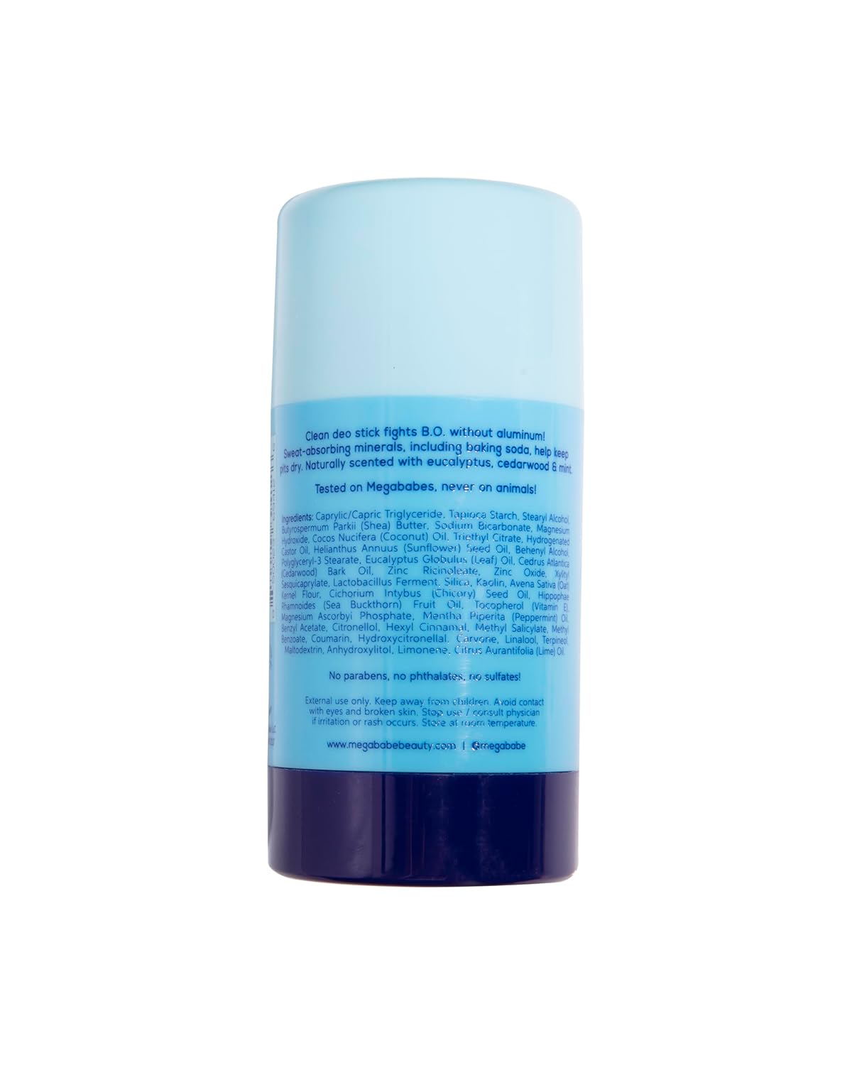 Megababe Daily Deodorant - Aluminum-Free Geo Deo with 72-Hour Odor Protection | 2.6 oz All-Natural Formula