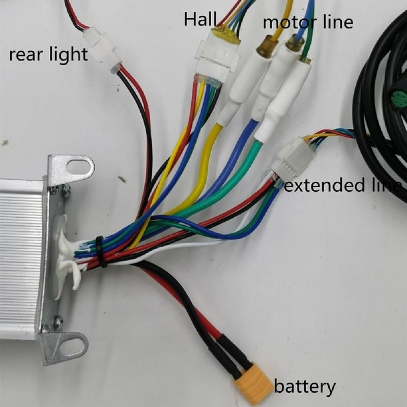 350W 36V 15A Scooter Controller Board Motherboard kit, with Led Display and APP Hover Board Controller Accessories, Protection for overvoltage, overcurrent, overheating undervoltage