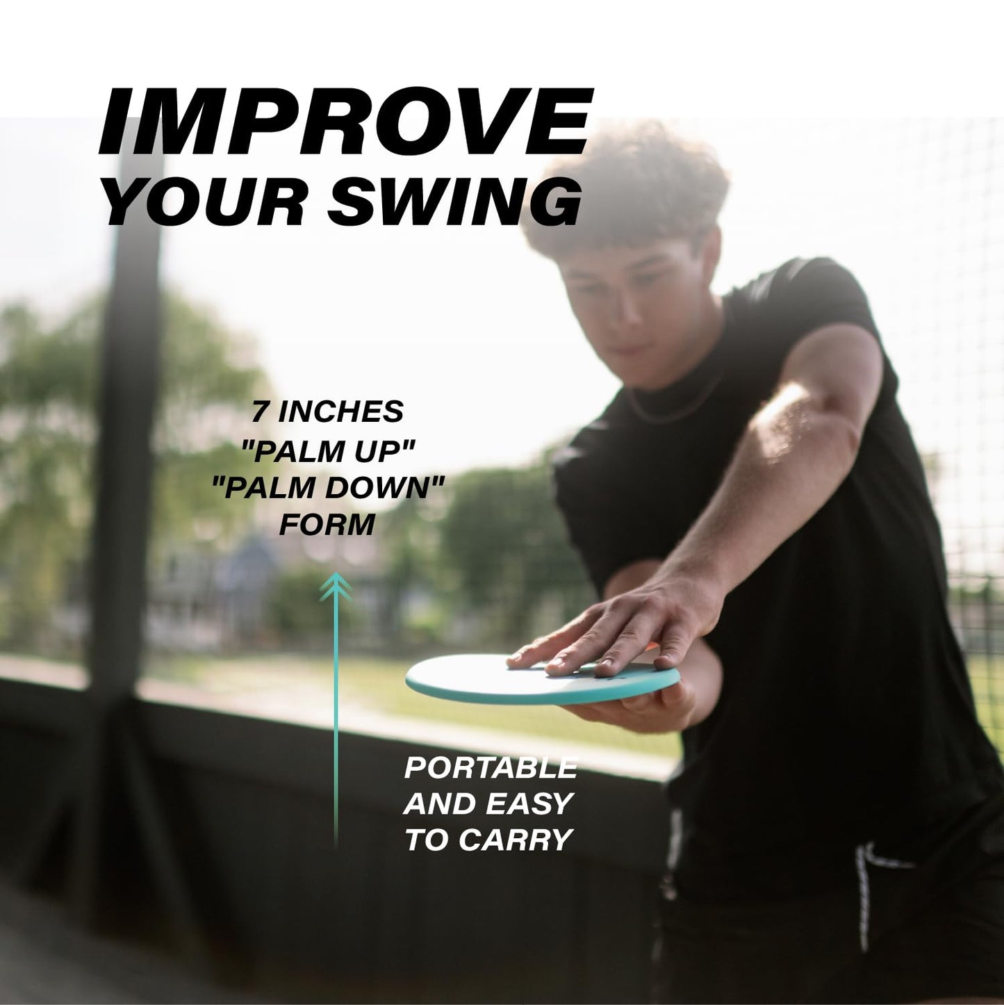 Bandit Sports Swing Disk Baseball Swing Trainer, Small Baseball Hitting Trainer Disks for Improving Baseball Swing